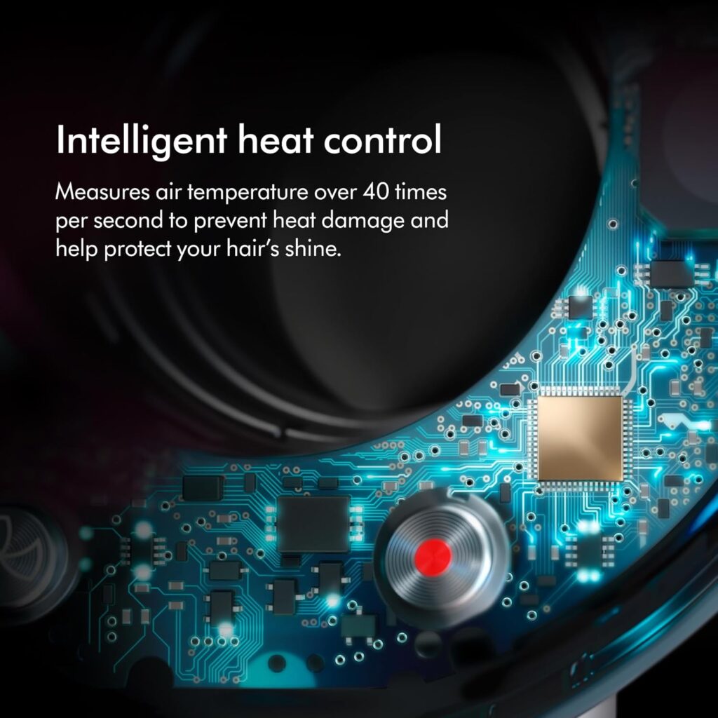 Hair dryer with intelligent heat control