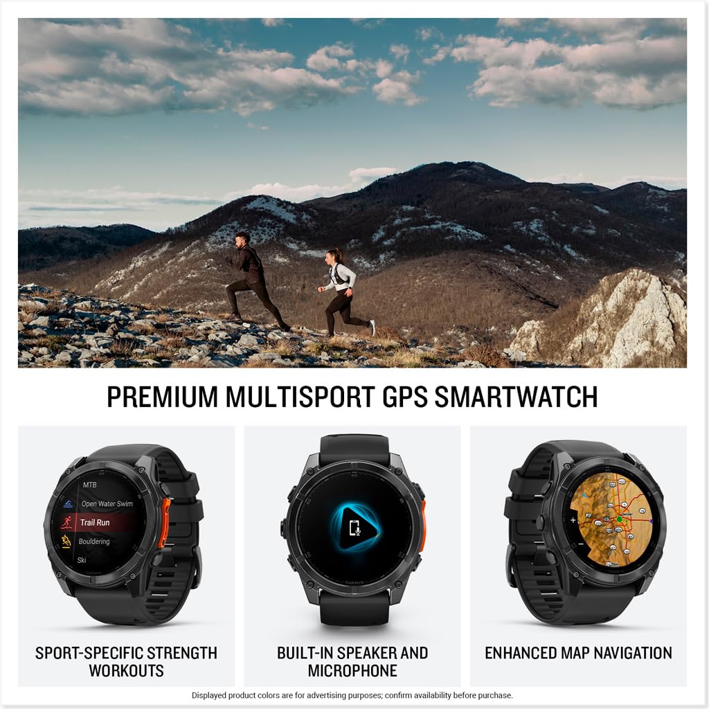 Garmin Fenix 8 Adventure GPS in Action